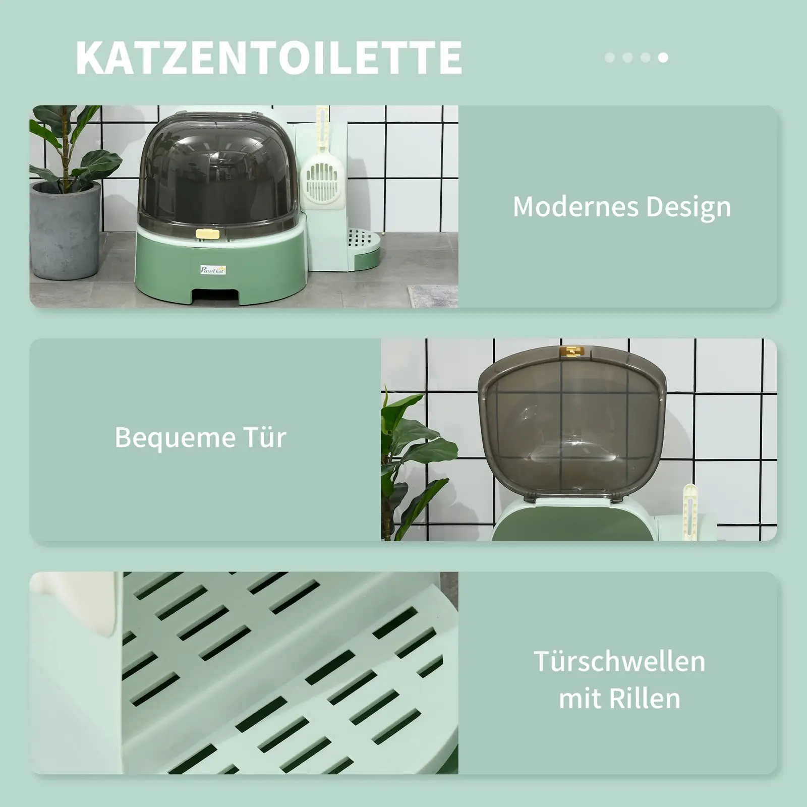 PawHut D31-080V00GN kassikäimlad toote esivaade 6
