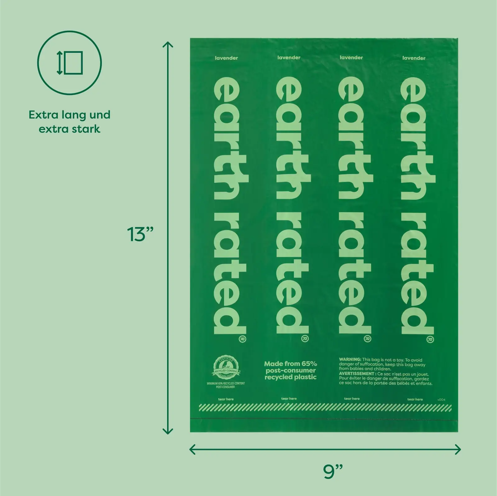 Earth Rated BIOSINGLE60 kotid tagantvaade