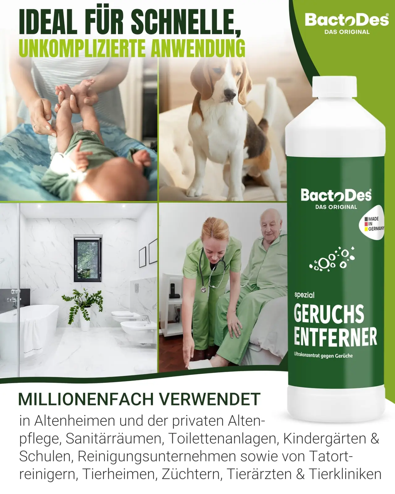 Parfüümimata vedelik BactoDes 3000 ml pakend