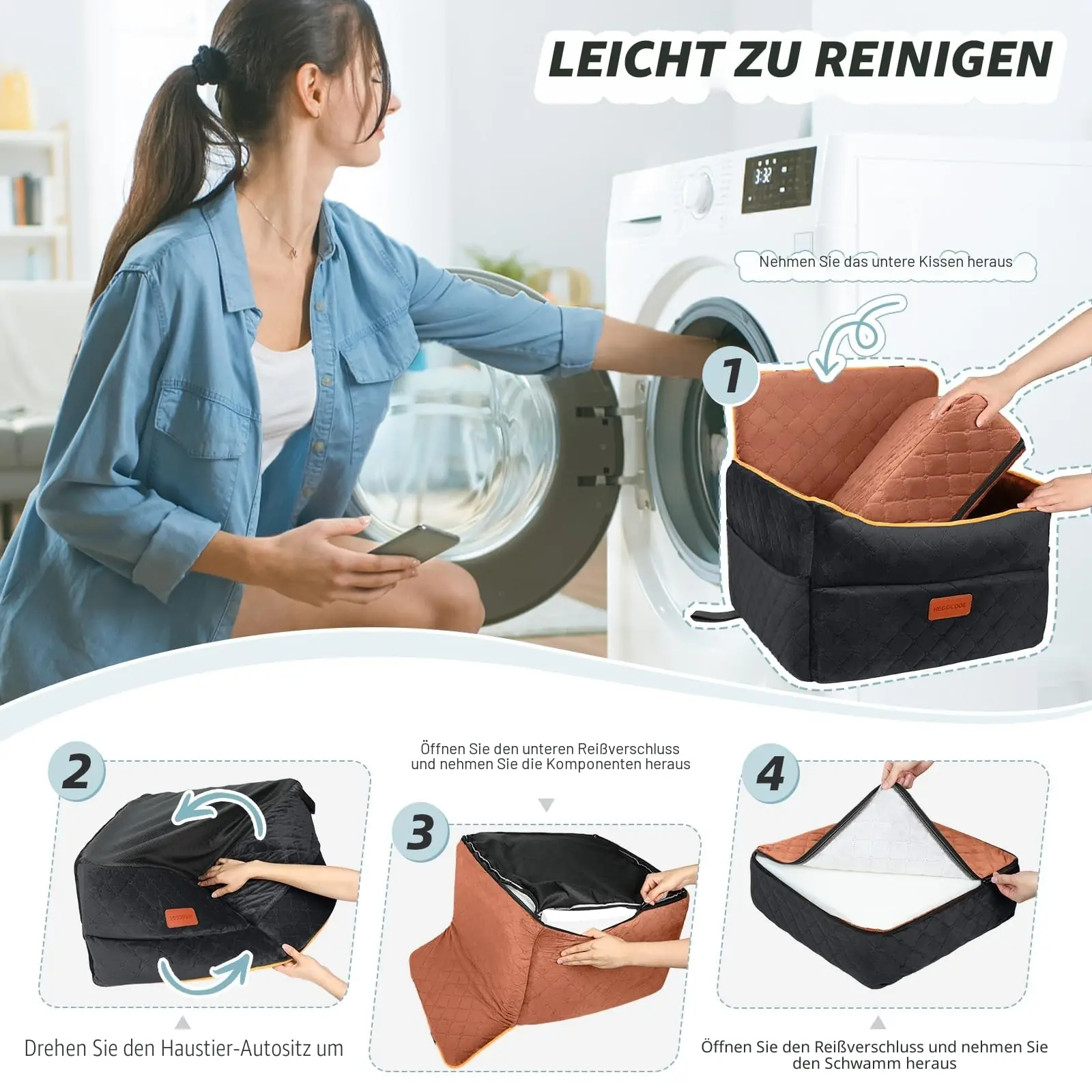 HEGGCOOE car seat-L koera- ja autoistmed toote esivaade 6