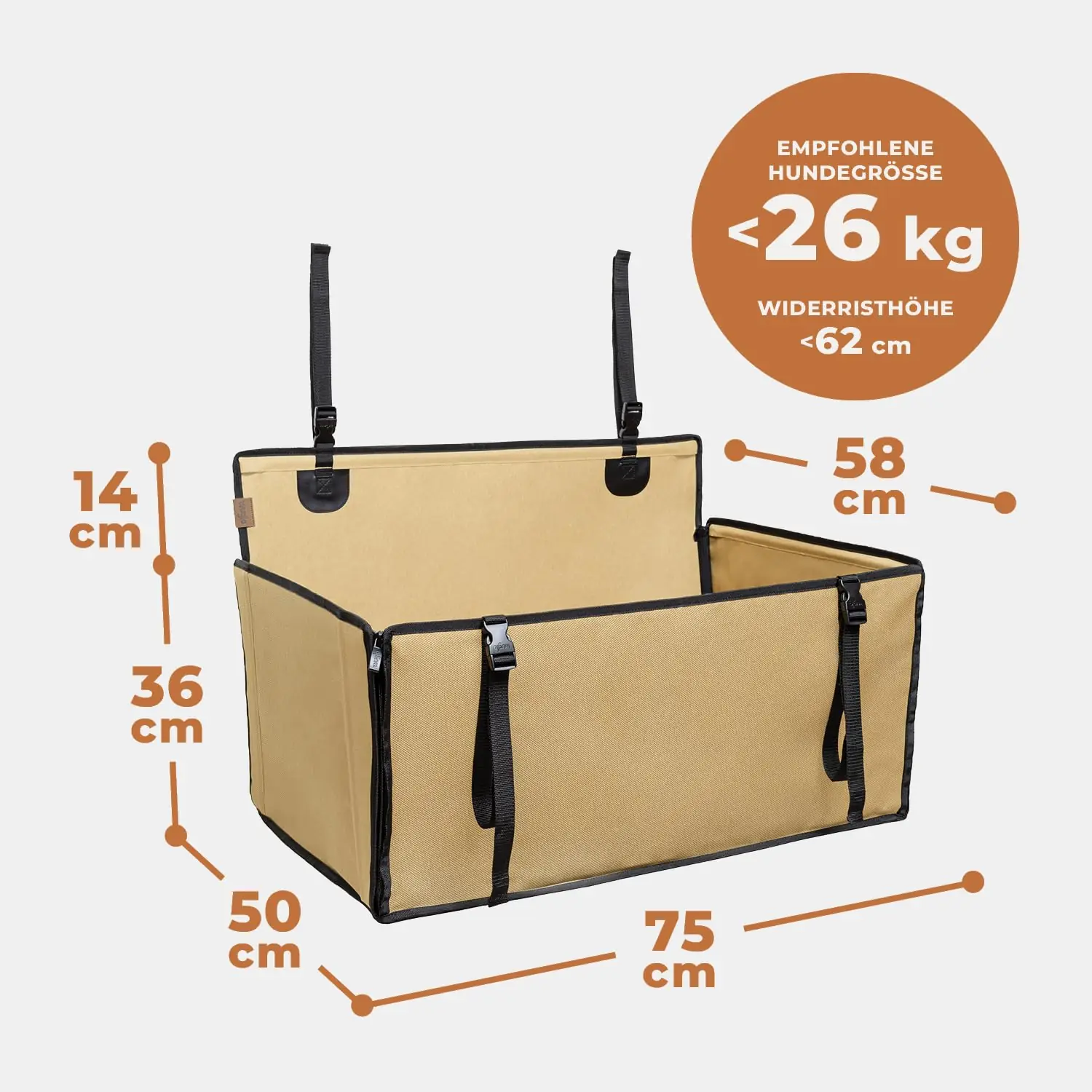 WUGLO PS-2Y-L koera-autokorvid pakend ja tarvikud 8