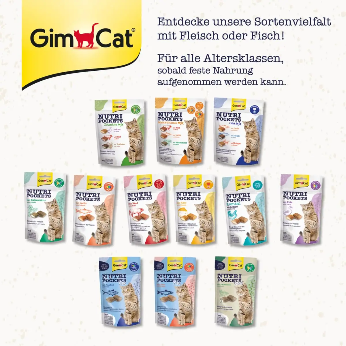 GimCat Nutri Pockets Insect kassiminze toote esivaade 6