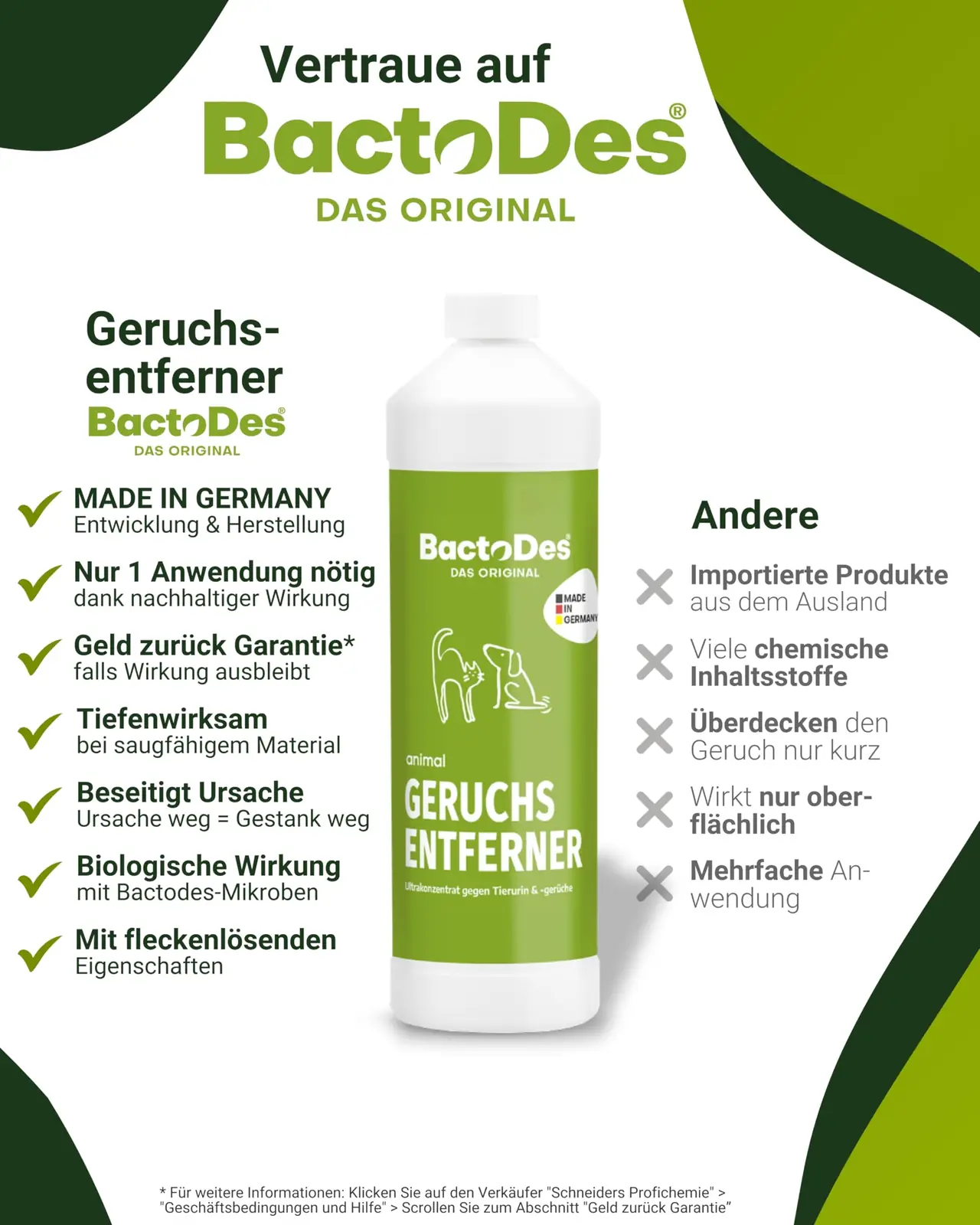 Pakend ja mahutavus 3000 ml BactoDes
