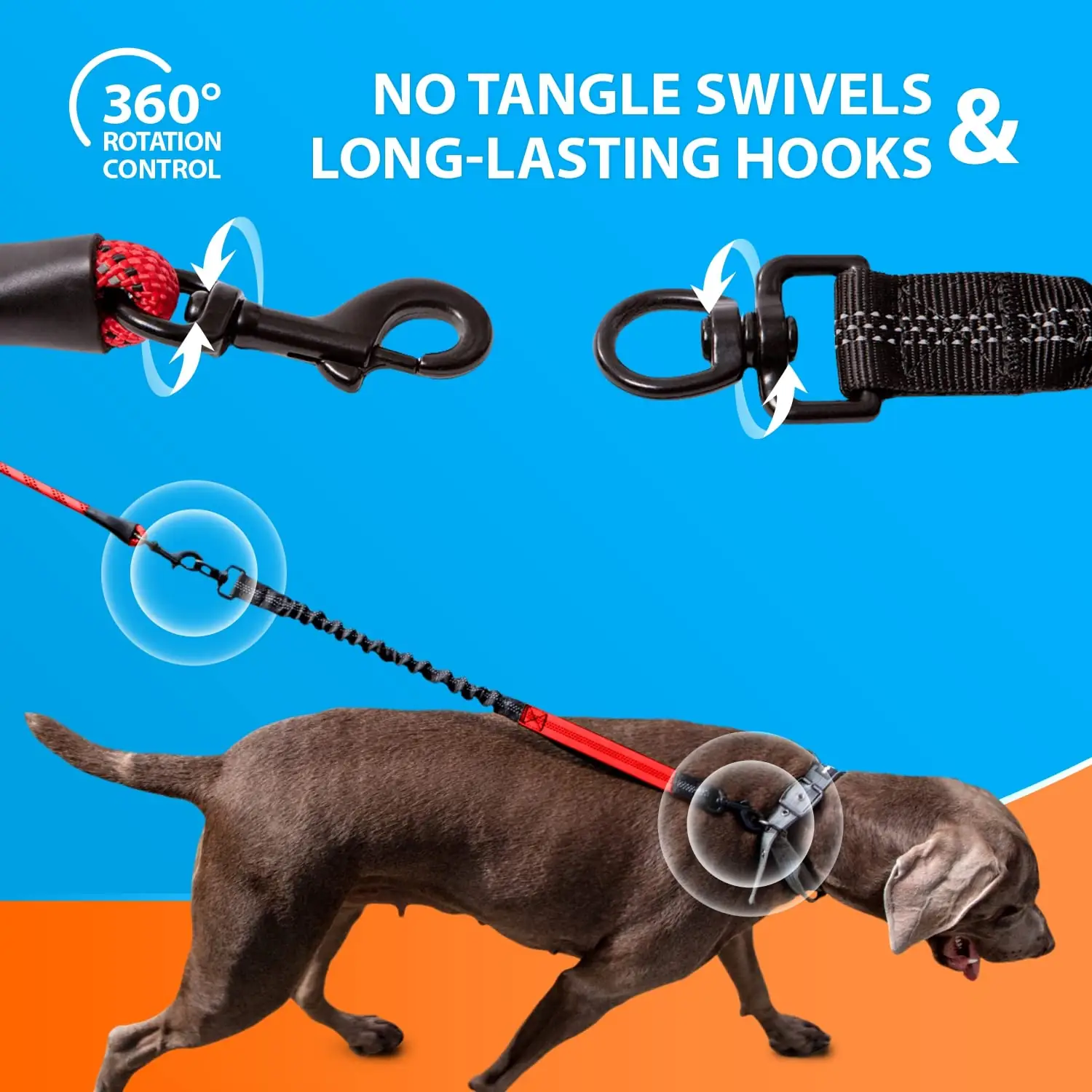 SparklyPets Soft Portable Running Dog Leash Kit L004 treeningrihmad toote esivaade 6