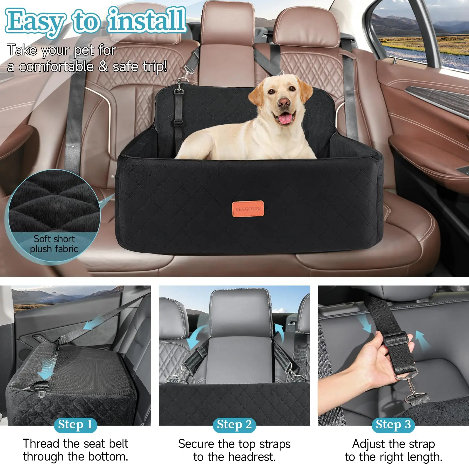 HEGGCOOE 75-SD-Car Seat koera- ja autoistmed toote esivaade 6