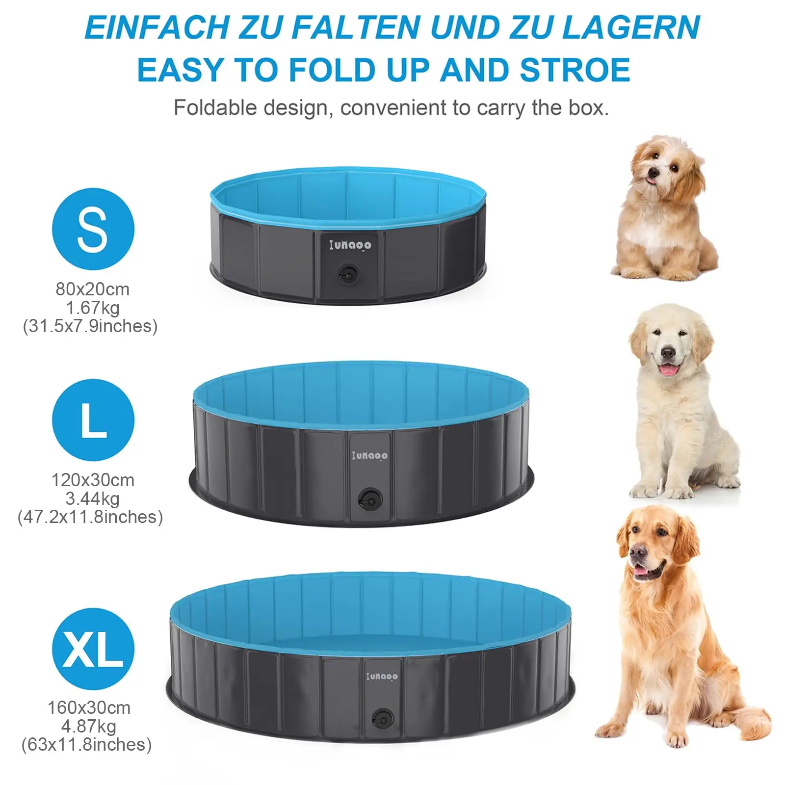 lunaoo U38PY01F koertebasseinid toote esivaade 6