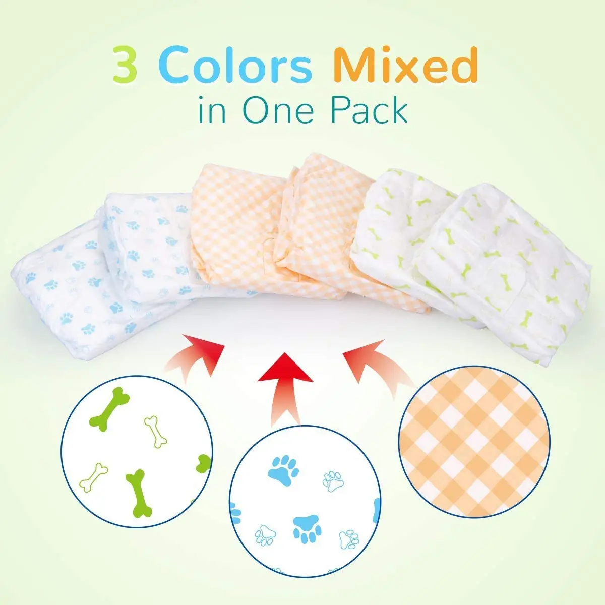 Pakendis 72 Pet Soft mikrokiud mähkme komplekt