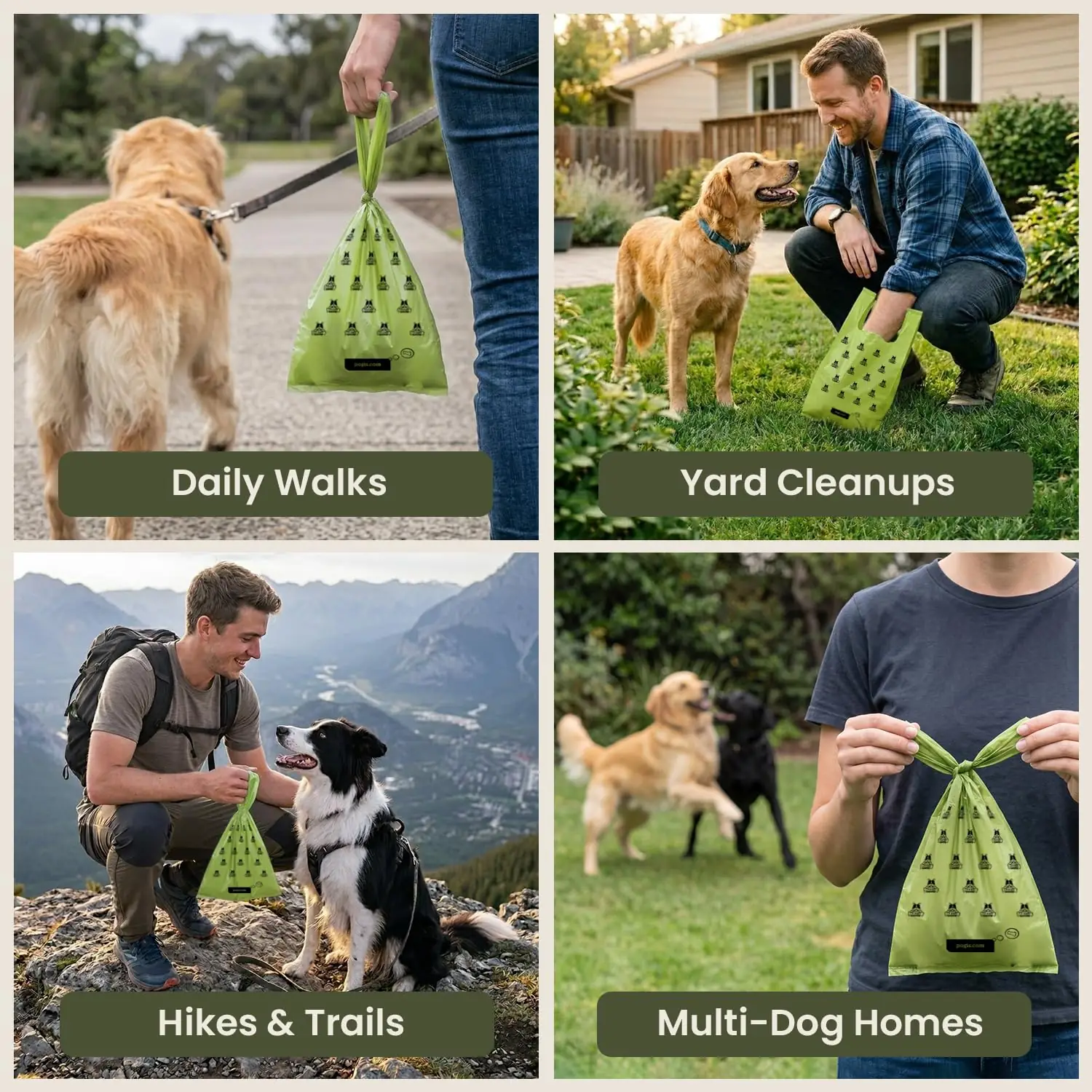 Pogi's Pet Supplies Parent koerakotid tagantvaade