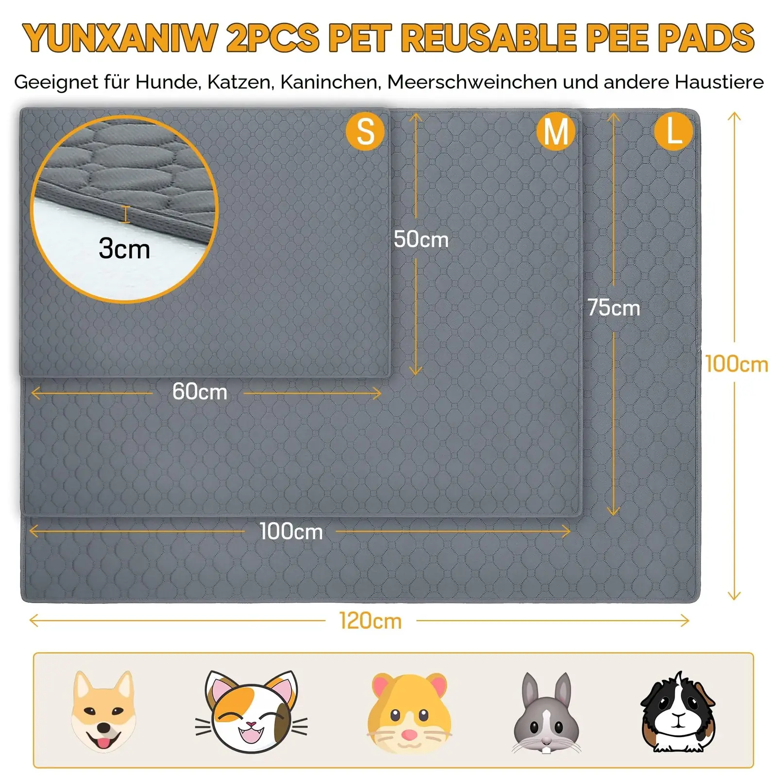 Kaks pestavat treeningalust laotatult 120×90 cm
