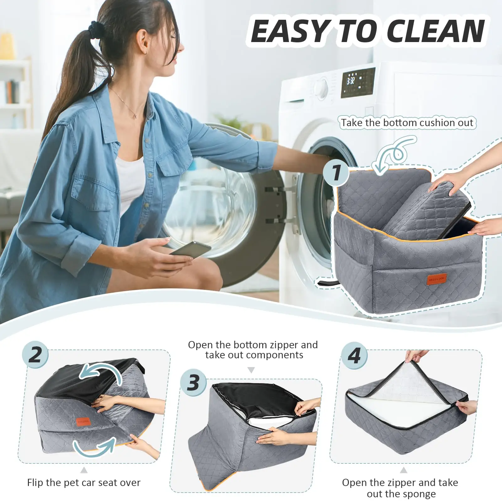 HEGGCOOE car seat-L koera- ja autosisted toote esivaade 6