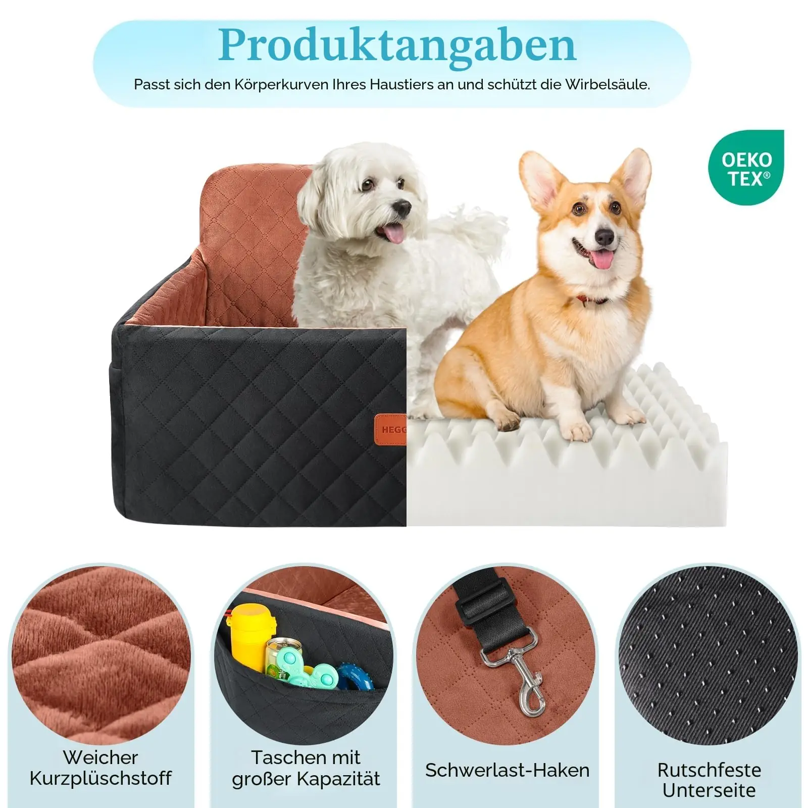 HEGGCOOE 75-SD-Car Seat külgvaade medium suurus