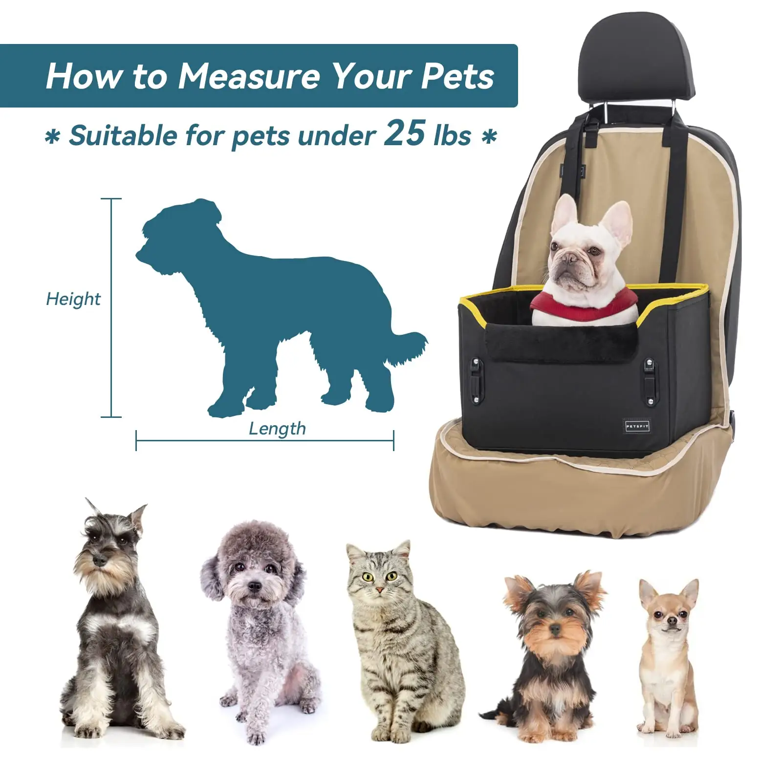 Petsfit DVCC041024 koera- ja autosied toote esivaade 6