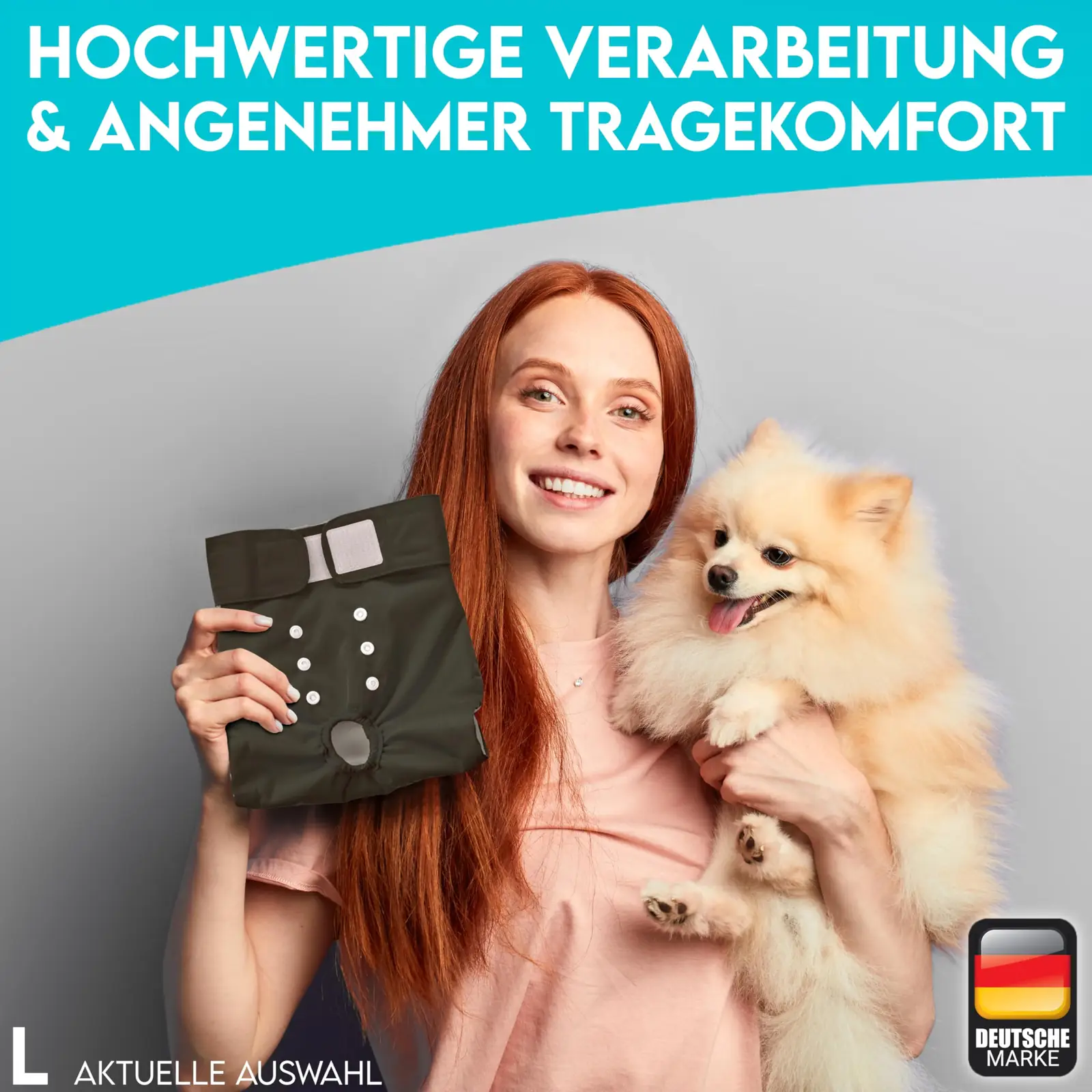 HUND IST KÖNIG Windeln Hund L mähkmed pakend ja tarvikud 8