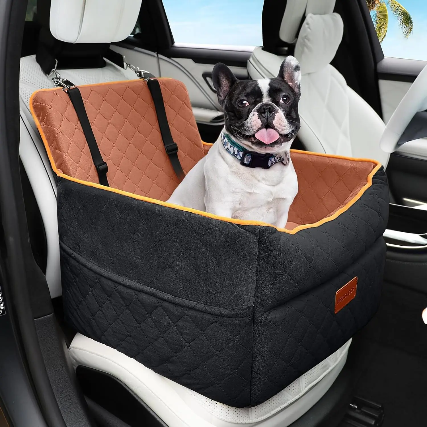 HEGGCOOE car seat-L eestvaade plüüsist istmega