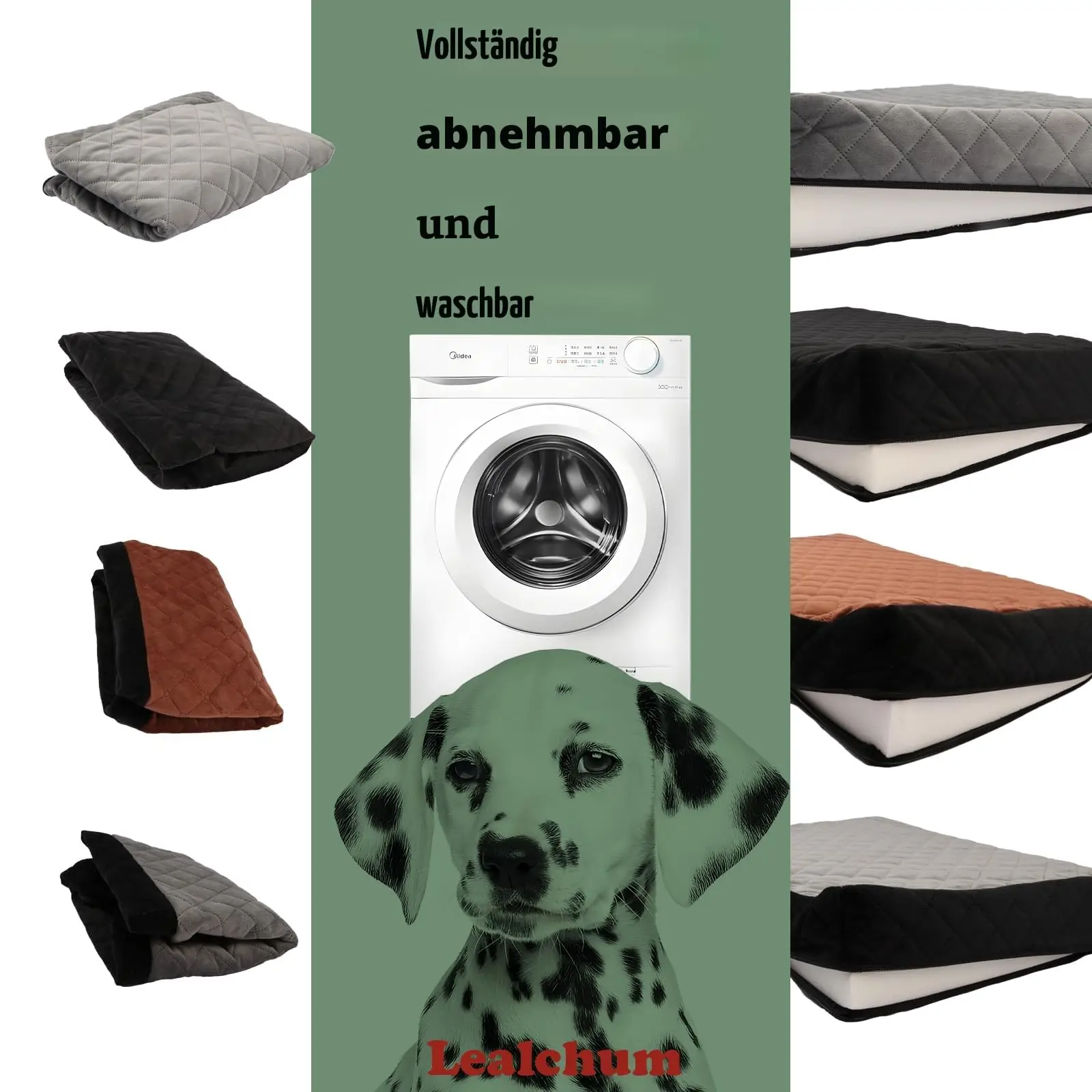 Lealchum LEBB001 koera- ja autosidemed tagantvaade