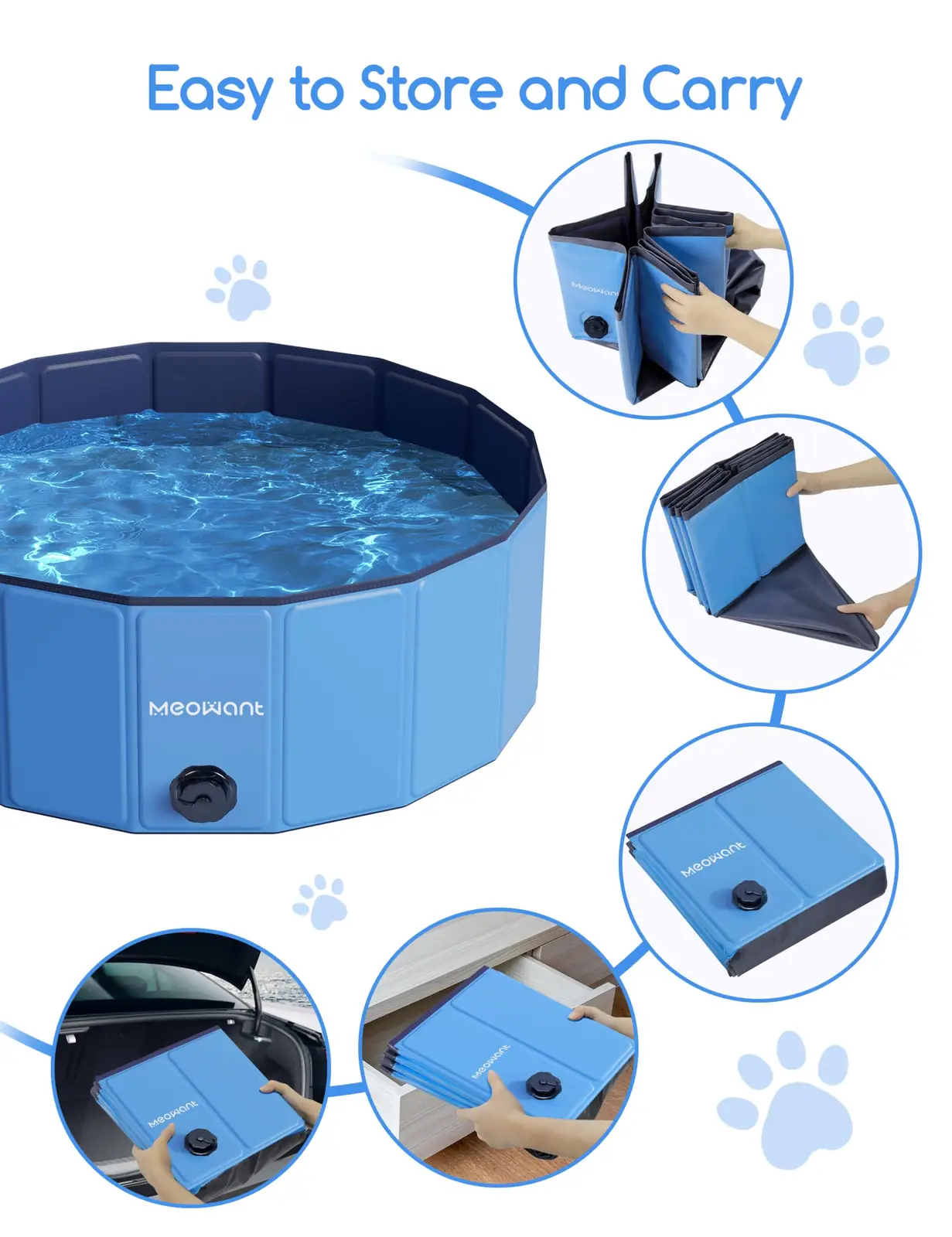 Meowant MW-PS04 koertebasseinid detailne lähivaade 7