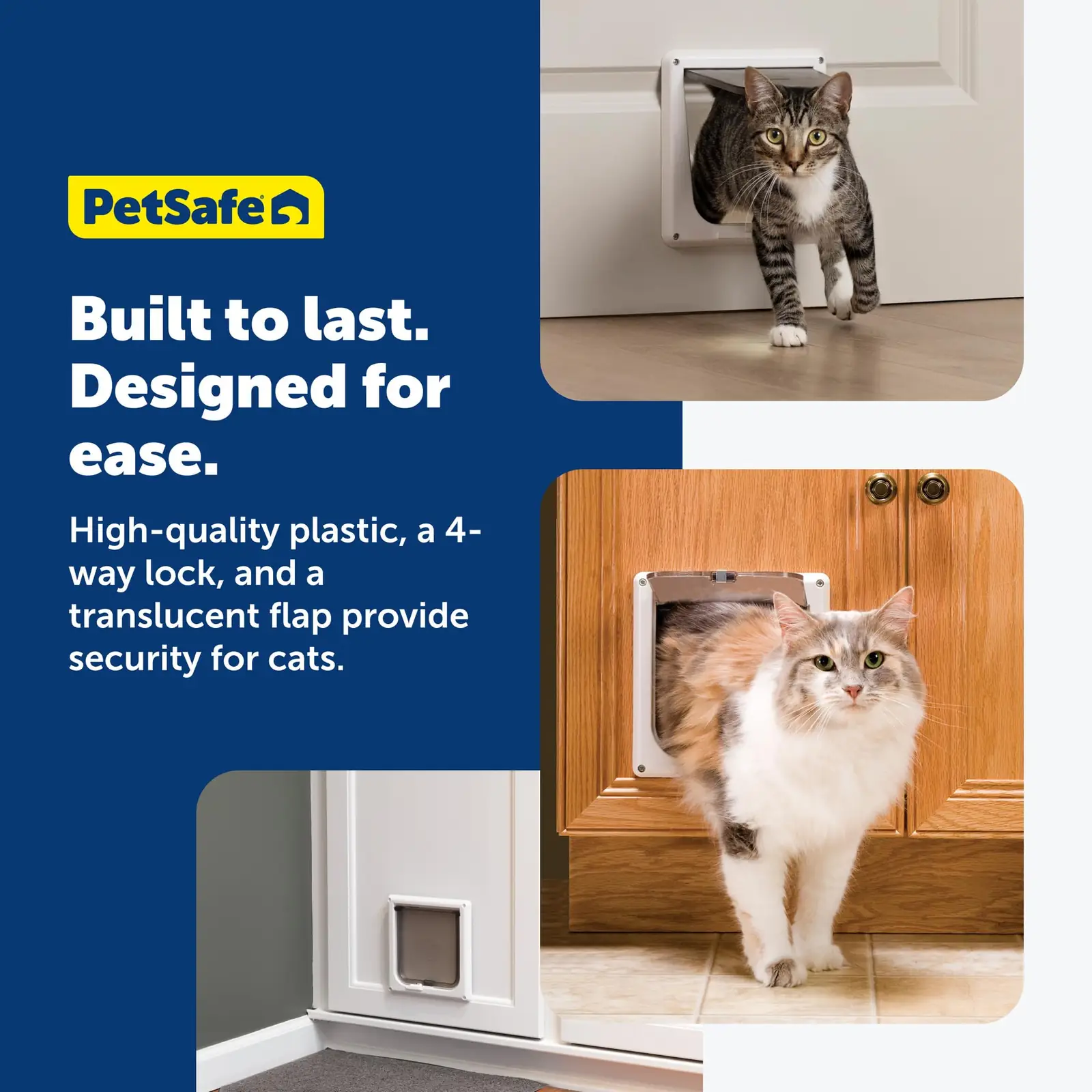 PetSafe P1-4W-11 klassikalised kassiüksed tagantvaade