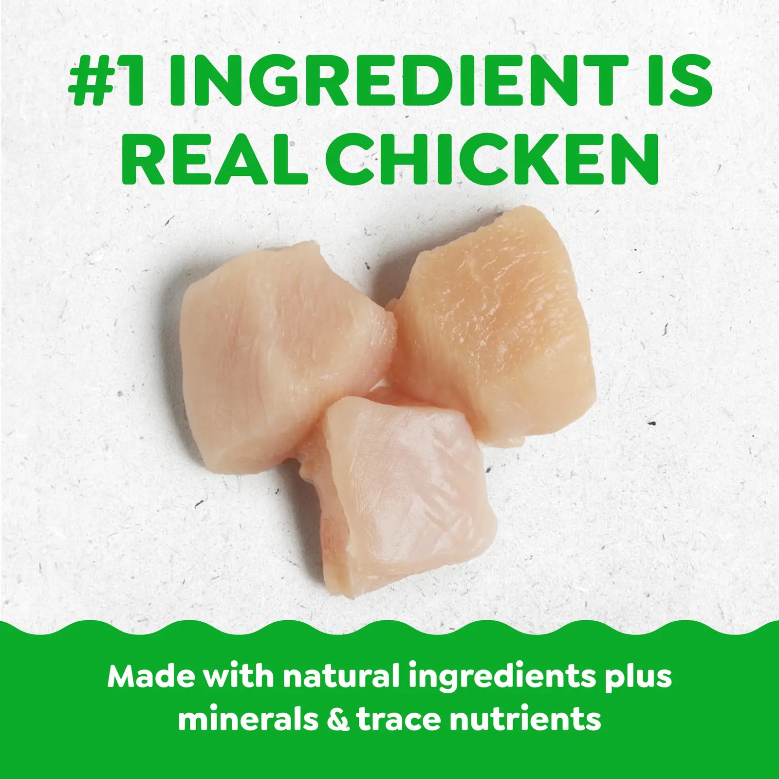 Pakendi tagakülg koos tootja info Greenies Dog & Cat Treats