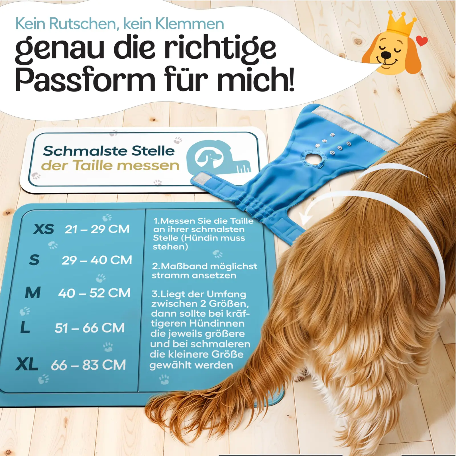 HUND IST KÖNIG Hunde Periode Hose mähkmed tagantvaade