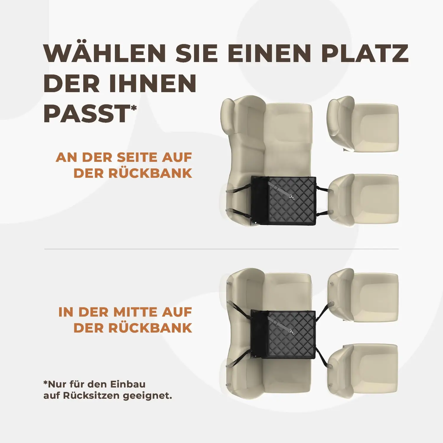 WUGLO PS-2-S koeraistmed ja autos istmed detailne lähivaade 7