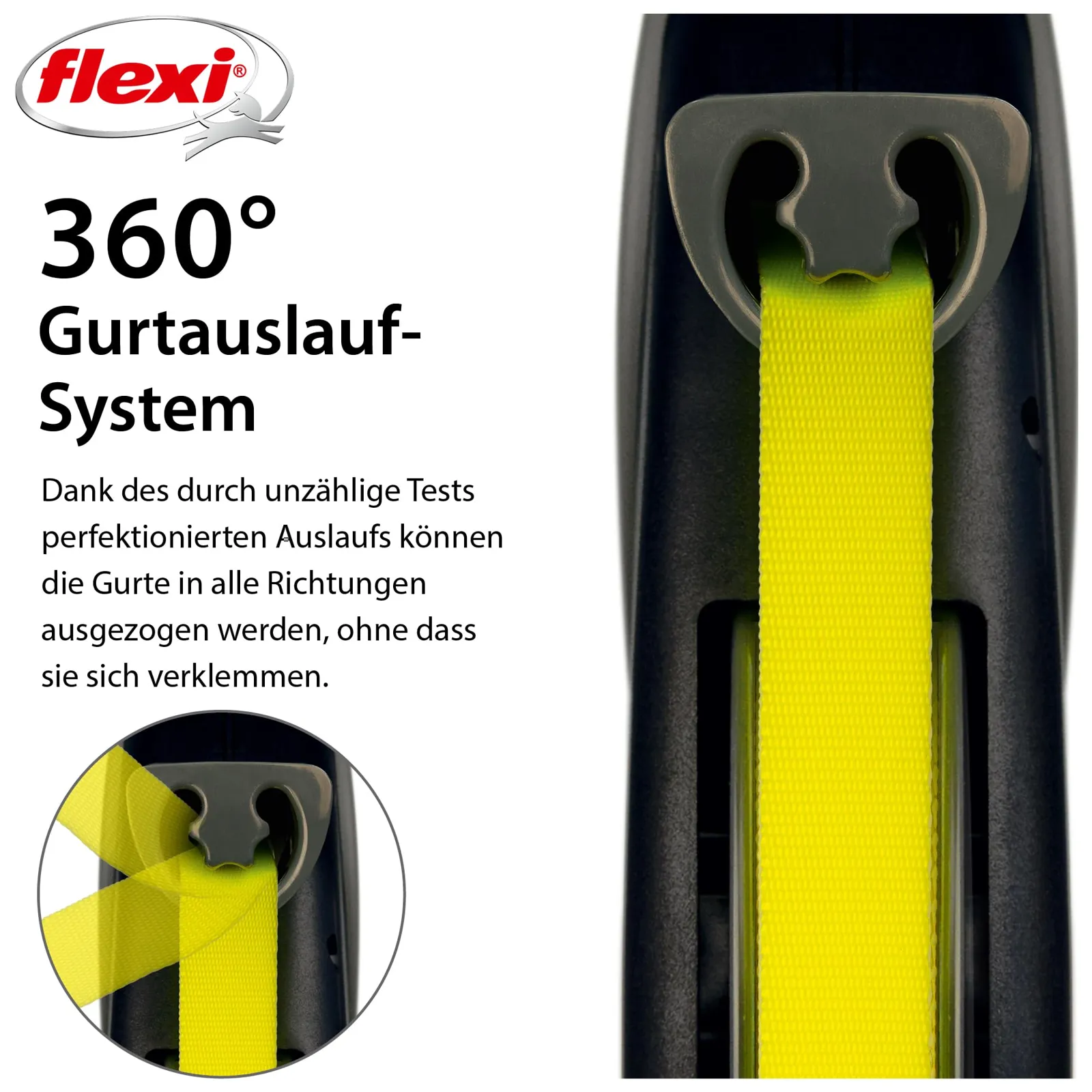 flexi rihma 360° lindi väljumise süsteem