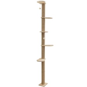 Kerbl Pet Timber seinale kinnitatav kraapimispuu