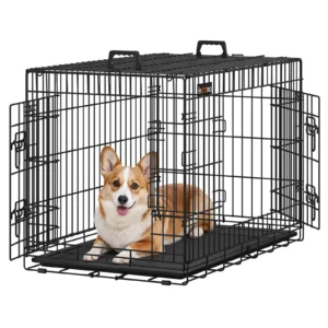 Must metallist koerapuur L, sees corgi